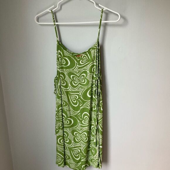 Lisa Says Gah Brat Slime Green Sundress, Small - Picture 10 of 16
